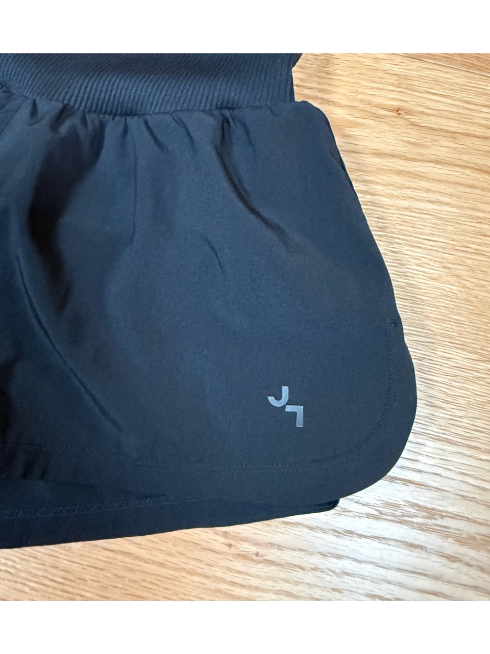 JoyLab High Rise Ribbed Waist Running Shorts Black XS - Picture 5 of 10